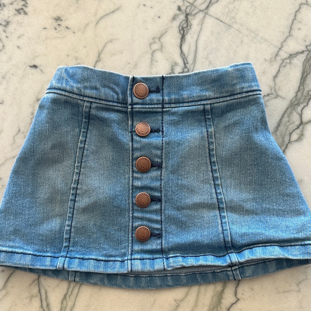 Old Navy Light Blue Denim Skirt